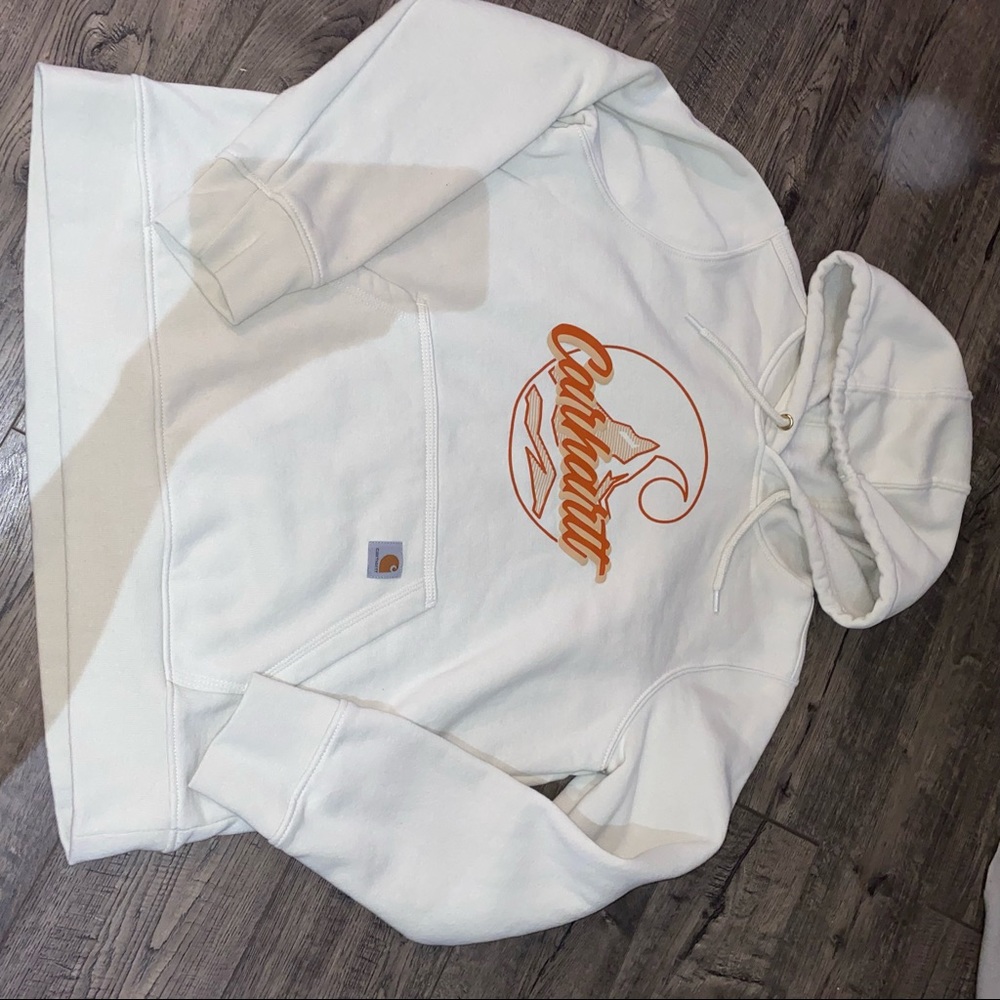 Carhartt Malt Relaxed Fit Midweight Logo Graphic Hoodie sweatshirt